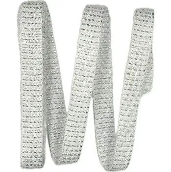 Stuha Stuha svatební rypsová ANTVERPEN WHITE 15mm x 2m (8,-Kč/m) (Stuha svatební rypsová, stříbrně prošívaná, s vetkaným vlascem v obou okrajích)