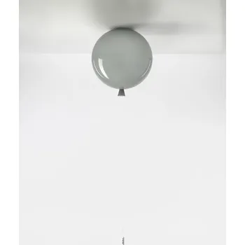 BROKIS Stropní svítidlo MEMORY šedé lesklé průměr skla 25cm E27 15W - BROKIS B BRO PC00878_004