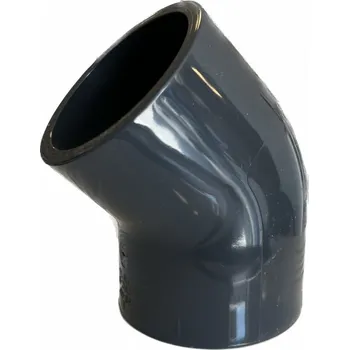 Vagnerpool PVC koleno - úhel 45° - 90mm