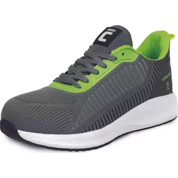 Dílna ULTRALIGHT ESD O1 SR polobotka šedá/bílá - 41