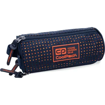 Penál CoolPack Školní pouzdro Omni Dots oranžovo/modrý