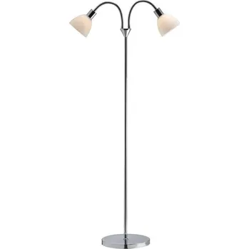 Stojací lampa NORDLUX Stojací lampa Ray 2x40W E14 chrom opál - NORDLUX NOR 63224033