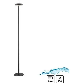Venkovní osvětlení JUSTLIGHT AMAG LED stojací lampa na baterie černá stmívatelné dotykem IP44 paměťová funkce 2700K - JUST LIGHT LD 19311-18