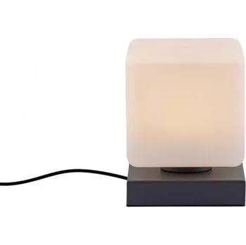 Lampička PAULNEUHAUS DADOA LED stolní lampa, antracit, tvar kostky, dotykový stmívač, nadčasový design 3000K - PAUL NEUHAUS PN 4036-13