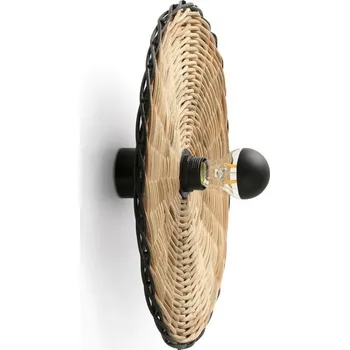 Svítidlo FARO COSTAS 400 H70 nástěnné a stropní svítidlo, černá/ratan - FARO FARO 62173-78