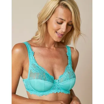 Podprsenka Sada 2 krajkových podprsenek Cerignola zn. Confidence Lingerie®, s kosticemi bl.modrá+malinová 85C