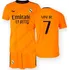 Dětský dres replika Real Madrid FC 24/25 Vini Jr oranžový 9-10 let