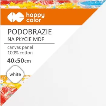 Textilie Malířské plátno Happy Color 40x50 cm MDF 4 mm - bílé