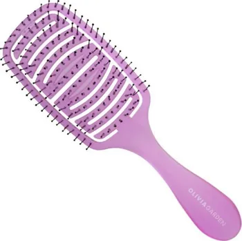 kartáč na vlasy OLIVIA GARDEN Pride iDetangle Medium Purple - Rozčesávací kartáč na vlasy