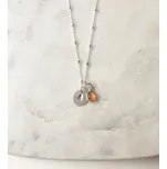 MOJE Personalizovaný náhrdelník s pravými minerály a písmenkem na přání AG925 ≤ 2,9 g Minerály: Růženín