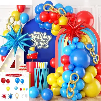 Party dekorace Velká sada balónků na girlandu Chain Star 70ks