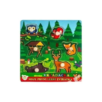 Moje první zvířátka - Vkládačka dřevěná