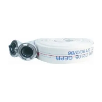 Zahradní hadice Požární Hadice zásahová PES-R Dn 25/10 m - koncovkami Storz, 3 proužky (16/50 bar)