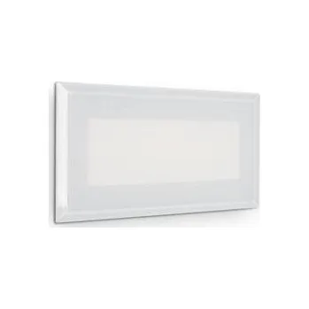 Bodové svítidlo IDEALLUX LED Venkovní nástěnné zápustné svítidlo Ideal Lux INDIO RECESSED 08W 255804 8W 1170lm 3000K IP65 19cm bílé - IDEALLUX ILUX 255804