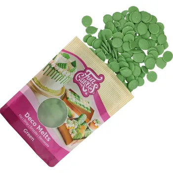 FunCakes Deco Melts 250 g, zelená