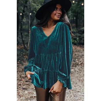 Dámská halenka OMG Dámská halenka Surus zelená XL