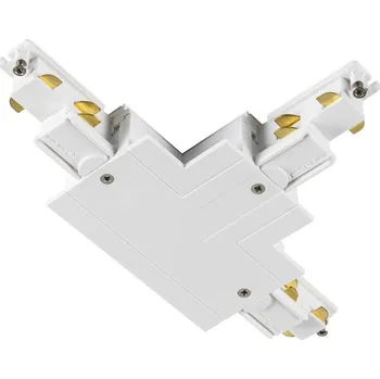 Bodové svítidlo SLV - BIG WHITE T-spojka pro S-TRACK 3fázovou montážní lištu, uzemnění vnější vlevo, bílá, DALI - BIG WHITE (SLV) LA 1006530
