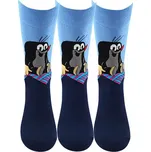 BOMA KR 211 3 páry tmavě modré 35-38