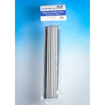 Plastikový model Brusné hobby pilníky klínového tvaru velké - hrubost 100, 180, 240, 320, 400, 600, 800, (7 ks)