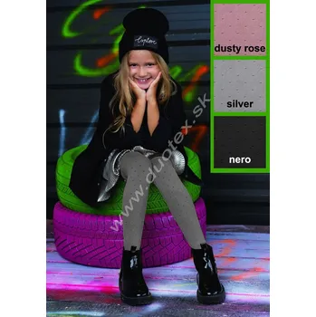 Dámské punčochy KNITTEX Punčochové kalhoty Marietta3D Barva: silver, Velikost: 140-146