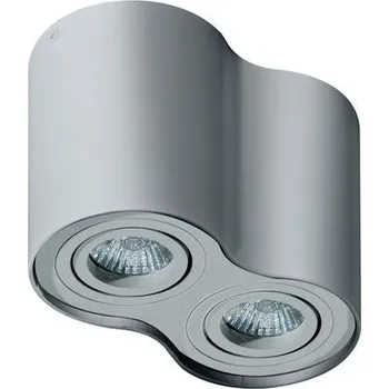 AZZARDO Stropní bodové přisazené svítidlo Azzardo Bross 2 bright grey AZ1787 GU10 2x50W IP20 17cm světle šedé - AZZARDO AZZ AZ1787