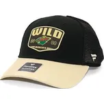 Kšiltovka Fanatics - Minnesota Wild - A/CAP Structured Adjustable Meshback - Black/Natural