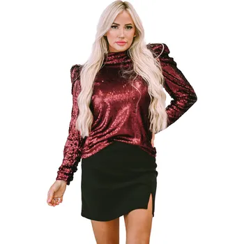 Dámská halenka OMG Dámská halenka Crocker bordó M