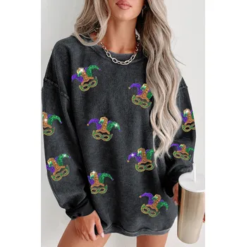 Dámská mikina OMG Dámská mikina bez zapínání Bona černá S