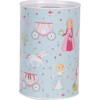 Dětské zboží Clayre & Eef - Plechová pokladnička PRINCESS 6BL0160