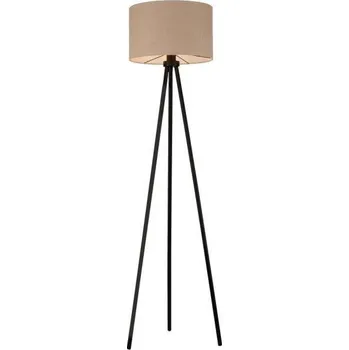 Stojací lampa JUSTLIGHT stojací svítidlo béžové pískové stínidlo s vypínačem do obývacího pokoje - JUST LIGHT LD 14894-39