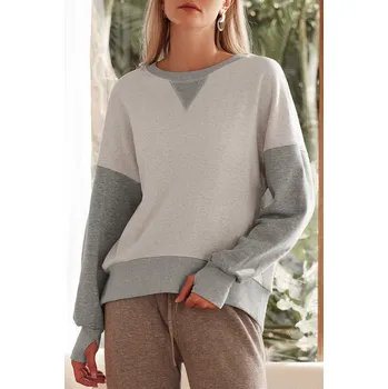 Dámská mikina OMG Dámská mikina bez zapínání Chalinus světle šedá XL