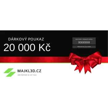 Dárkový potravinový koš Dárkový poukaz v hodnotě 20000 Kč Papírový