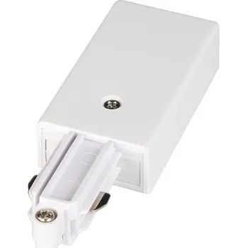 Bodové svítidlo SLV - BIG WHITE Systémové svítidlo napájení pro jednookr. lištu levá bílá 230V - BIG WHITE (SLV) LA 143031