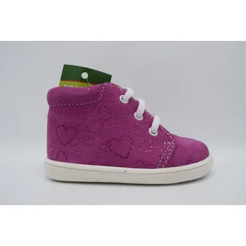 Dětská treková obuv BOOTS4YOU Boots4U dětský capáček T 021 růžové srdce Velikost: 22