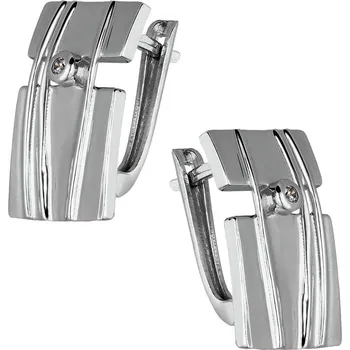 Náušnice Zlaton Náušnice bílé zlato vzorované visací se zirkonem výška 1.6cm váha 3.95g 000222210249