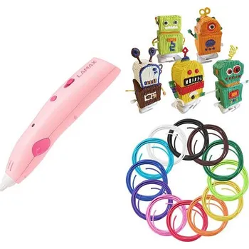 Příslušenství k 3D tiskárně LAMAX ArtKid1 3D pero + Rozšiřující Robo Set + Rozšiřující Filament Set