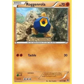 Sběratelská karetní hra Pokémon PHF 048/119 Roggenrola - Phantom Forces Stav: Excellent, Verze: NORMAL