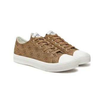 Pánské tenisky Guess Plátěnky FMPISL PAC12 Béžová 45
