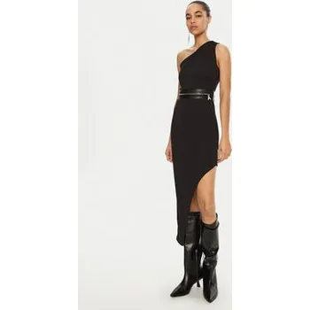 Dámské šaty Patrizia Pepe Koktejlové šaty 8A1253 J171 Černá Regular Fit III