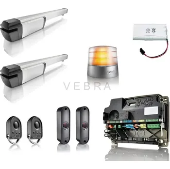 Pohon brány Somfy IXENGO L 24V io, komfortní sada (Set pro dvoukřídlé brány do 4 m délky křídla)