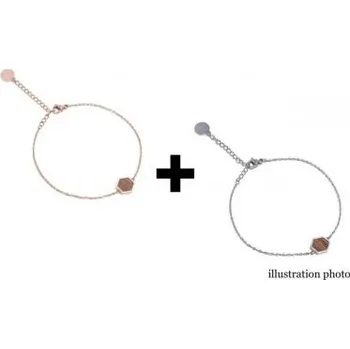 Náramek 1+1 Kovový náramek - JWS5