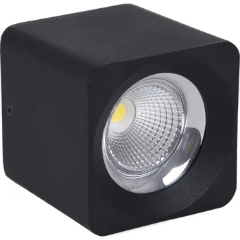 CENTURY Stropní SVÍTIDLO LED QUBE ČERNÉ 90x90x90mm 10W/230VAC 4000K 800Lm 45d IP20 - CENTURY CEN QBNE-109040