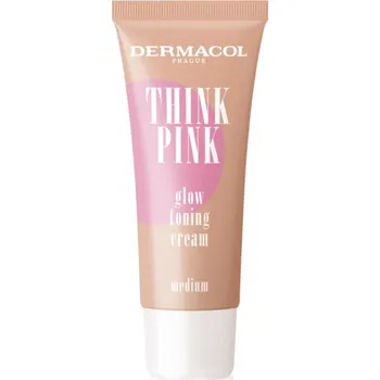 Dermacol Think Pink rozjasňující tónovací krém odstín 02 Medium 30 ml