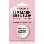 Dermacol Kiss & Sleep noční maska na rty vůně Bílá čokoláda 12 g