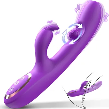 Vibrátor SuperLove Rubbing Bean G-Spot Rabbit Vibrator Purple