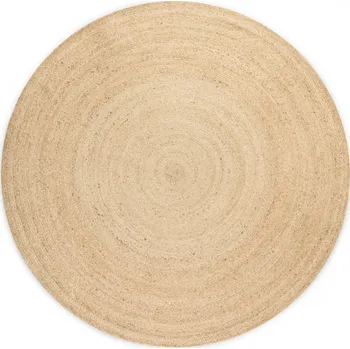 Hans Home Kusový koberec Jute Braided 106007 Ivory kruh - 100x100 (průměr) kruh