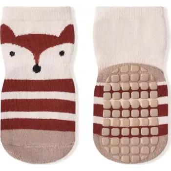 Teplé protiskluzové ponožky - LIŠKA (3-5 let) - 1 pár (Značka: FEDMOIS)