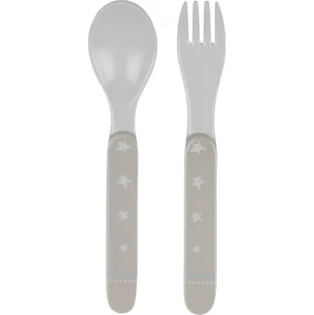 Příbor EFFIKI Set vidlička +lžička, Modrá