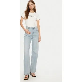 Pánské tričko Guess T-Shirt O5RI01 KBBU1 Bílá Slim Fit L