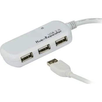 USB hub Rozbočovač USB 2.0 UE2120H, standard: USB 2.0 USB, počet portů USB: 4 Sběrnice USB, typ USB: USB A Aten